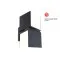 Lutec Cuba sötétszürke LED kültéri falikar (LUT-5193808118) LED 2 izzós IP54