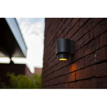 Lutec Cypres sötétszürke kültéri falikar (LUT-6604001118) GU10 1 izzós IP44