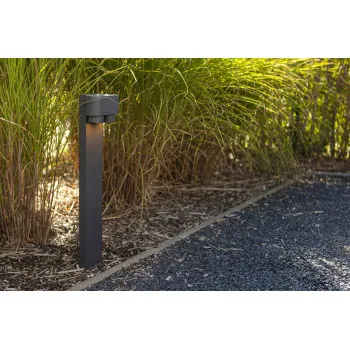 Lutec Cypres sötétszürke kültéri állólámpa (LUT-6604004118) GU10 2 izzós IP44