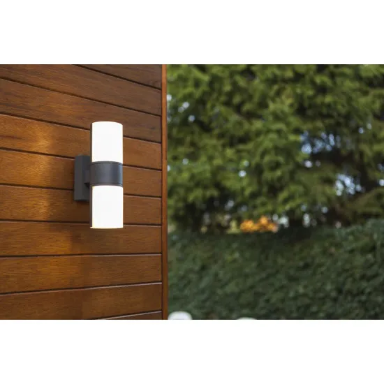 Lutec Cyra sötétszürke LED kültéri falikar (LUT-5198101118) LED 1 izzós IP54