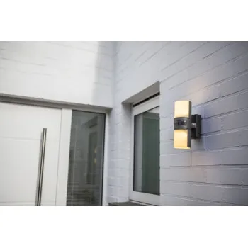 Lutec Cyra sötétszürke mozgásérzékelős LED kültéri falikar (LUT-5198102118) LED 1 izzós IP54