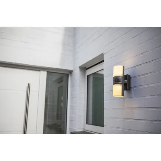 Lutec Cyra sötétszürke mozgásérzékelős LED kültéri falikar (LUT-5198102118) LED 1 izzós IP54