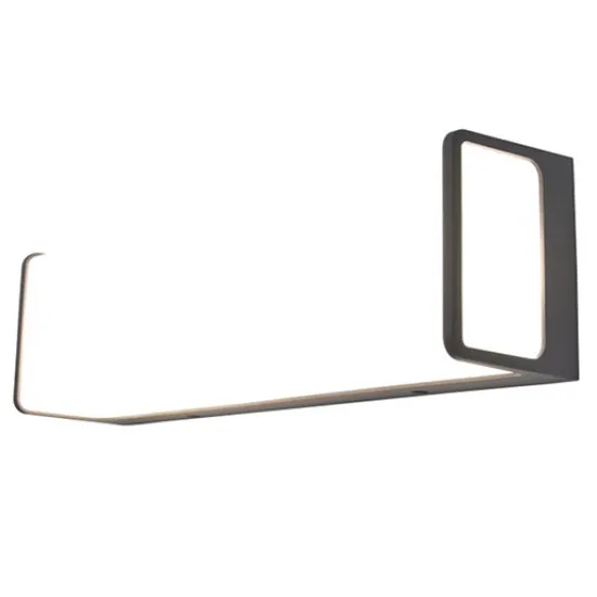 Lutec Doblo sötétszürke LED kültéri fali lámpa (LUT-5107401125) LED 1 izzós IP54