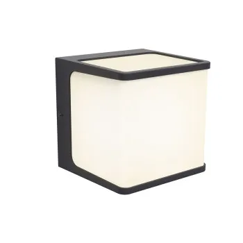 Lutec Doblo sötétszürke LED kültéri fali lámpa (LUT-5197002125) LED 1 izzós IP54