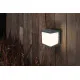 Lutec Doblo sötétszürke napelemes LED kültéri fali lámpa (LUT-6940101125) LED 1 izzós IP54