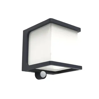Lutec Doblo sötétszürke napelemes LED kültéri fali lámpa (LUT-6940101125) LED 1 izzós IP54