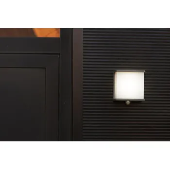 Lutec Doblo sötétszürke napelemes LED kültéri fali lámpa (LUT-6943701125) LED 1 izzós IP44