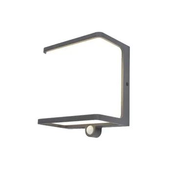 Lutec Doblo sötétszürke napelemes LED kültéri fali lámpa (LUT-6943701125) LED 1 izzós IP44