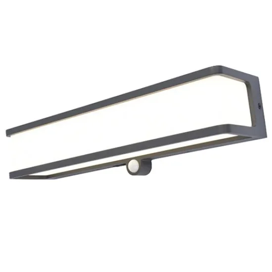Lutec Doblo sötétszürke napelemes LED kültéri fali lámpa (LUT-6943801125) LED 1 izzós IP54