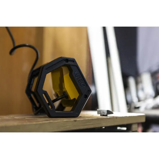 Lutec Epta fekete-sárga LED kültéri munkalámpa (LUT-7901602426) LED 1 izzós IP54