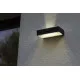Lutec Fadi matt fekete napelemes LED kültéri fali lámpa (LUT-6939501330) LED 1 izzós IP54