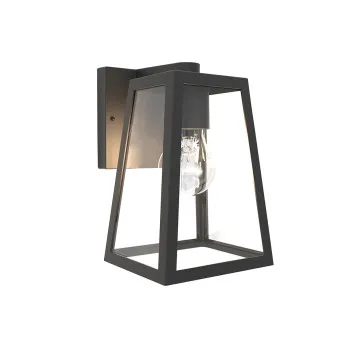 Lutec Fia matt fekete kültéri fali lámpa (LUT-5290903012) E27 1 izzós IP44