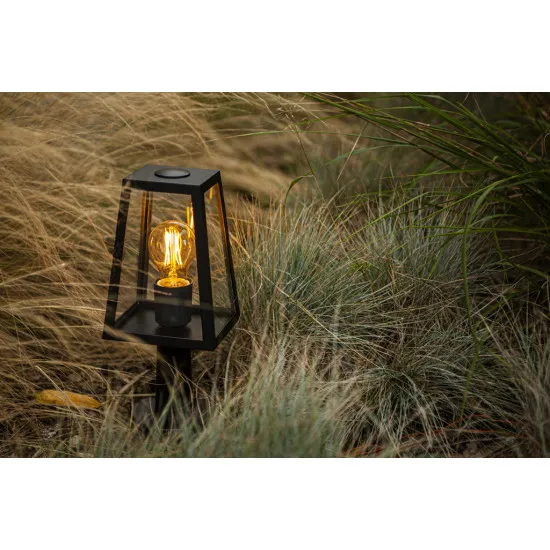 Lutec Fia matt fekete kültéri állólámpa (LUT-7290901012) E27 1 izzós IP54