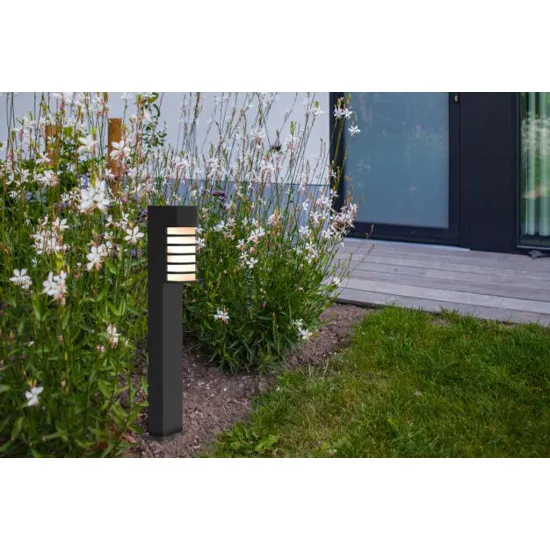 Lutec Fulton matt fekete kültéri állólámpa (LUT-7207601012) E27 1 izzós IP54