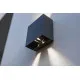 Lutec Gemini Beams sötétszürke LED kültéri fali lámpa (LUT-5104005118) LED 1 izzós IP54