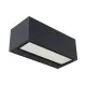 Lutec Gemini sötétszürke LED kültéri fali lámpa (LUT-5189101118) LED 1 izzós IP54