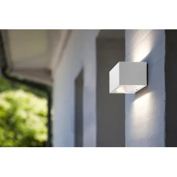 Lutec Gemini fehér LED kültéri fali lámpa (LUT-5189102032) LED 1 izzós IP54