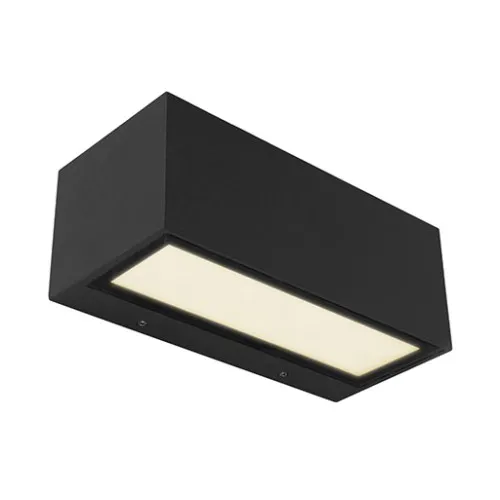 Lutec Gemini matt fekete LED kültéri fali lámpa (LUT-5189112012) LED 1 izzós IP54