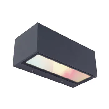 Lutec Gemini sötétszürke LED kültéri fali lámpa (LUT-5189120118) LED 1 izzós IP54