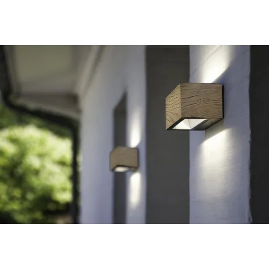 Lutec Gemini fahatású LED kültéri fali lámpa (LUT-5189135118) LED 1 izzós IP54