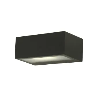 Lutec Gemini sötétszürke kültéri fali lámpa (LUT-5602734118) E27 1 izzós IP54