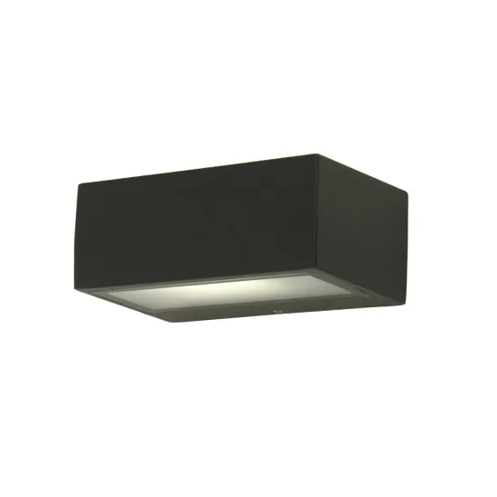 Lutec Gemini sötétszürke kültéri fali lámpa (LUT-5602734118) E27 1 izzós IP54