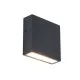 Lutec Gemini Xf matt fekete LED kültéri fali lámpa (LUT-5104002012) LED 1 izzós IP54