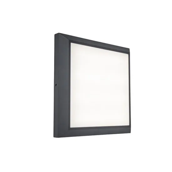 Lutec Helena sötétszürke LED kültéri fali/mennyezeti lámpa (LUT-5102101118) LED 1 izzós IP54