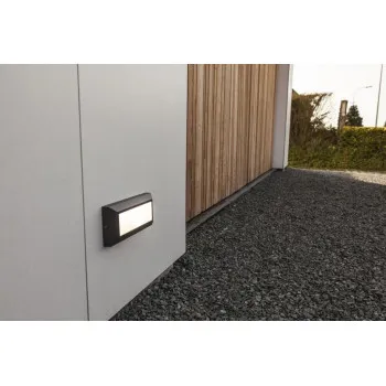 Lutec Helena sötétszürke LED kültéri fali lámpa (LUT-5191601118) LED 1 izzós IP54