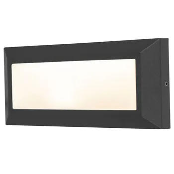 Lutec Helena matt fekete LED kültéri fali lámpa (LUT-5191605012) LED 1 izzós IP54