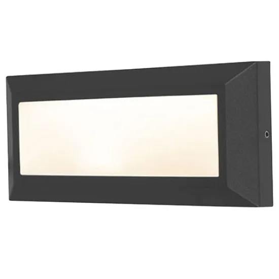 Lutec Helena matt fekete LED kültéri fali lámpa (LUT-5191605012) LED 1 izzós IP54
