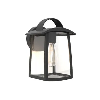 Lutec Kelsey matt fekete kültéri falikar (LUT-5273603012) E27 1 izzós IP44