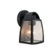Lutec Kelsey matt fekete-vízcseppes kültéri falikar (LUT-5273701012) E27 1 izzós IP44