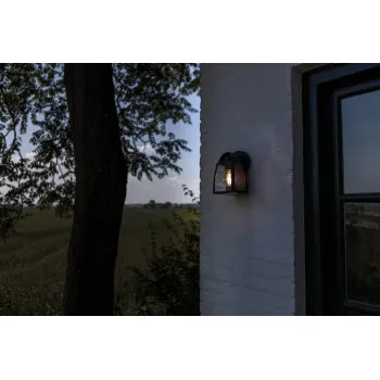 Lutec Kelsey matt fekete kültéri falikar (LUT-5273702012) E27 1 izzós IP44