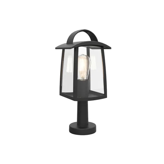Lutec Kelsey matt fekete kültéri állólámpa (LUT-7273604012) E27 1 izzós IP44