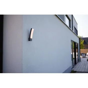 Lutec Kira sötétszürke LED kültéri falikar (LUT-5288902118) LED 1 izzós IP54