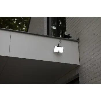 Lutec Kombo matt fekete napelemes LED kültéri fali lámpa (LUT-6922201330) LED 1 izzós IP44