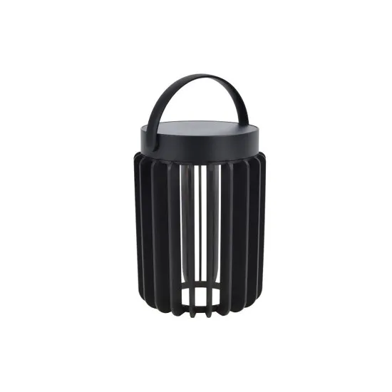 Lutec Kozy matt fekete napelemes LED kültéri asztali lámpa (LUT-6933701330) LED 1 izzós IP44