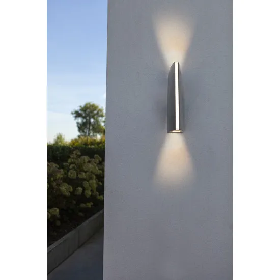 Lutec Leo sötétszürke LED kültéri falikar (LUT-5192701335) LED 1 izzós IP54