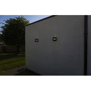 Lutec Lotus matt fekete LED kültéri fali lámpa (LUT-5193201012) LED 1 izzós IP54
