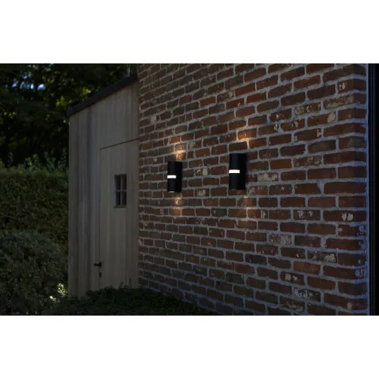 Lutec Mika fekete kültéri falikar (LUT-5117201012) GU10 2 izzós IP54