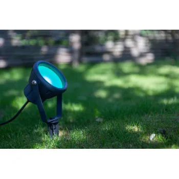 Lutec Mini Leto sötétszürke LED kültéri fali/leszúrható lámpa (LUT-6602903424) LED 1 izzós IP65