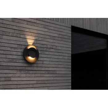 Lutec Moov sötétszürke LED kültéri fali lámpa (LUT-5137701118) LED 1 izzós IP54