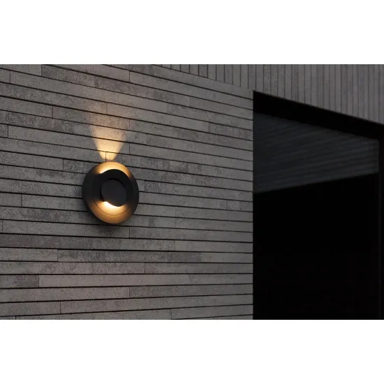 Lutec Moov sötétszürke LED kültéri fali lámpa (LUT-5137701118) LED 1 izzós IP54