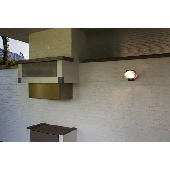 Lutec Polo sötétszürke mozgásérzékelős LED kültéri fali lámpa (LUT-5205702118) LED 1 izzós IP54