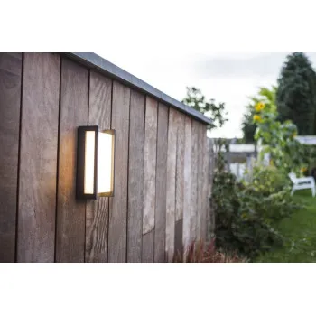 Lutec Qubo sötétszürke LED kültéri fali lámpa (LUT-5193004118) LED 1 izzós IP54