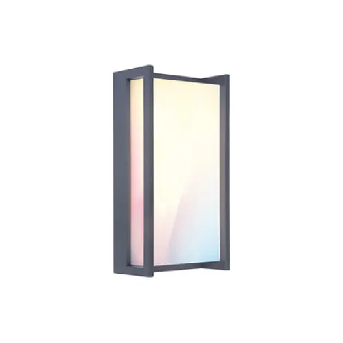 Lutec Qubo sötétszürke LED kültéri fali lámpa (LUT-5193004118) LED 1 izzós IP54