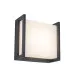 Lutec Qubo sötétszürke LED kültéri fali lámpa (LUT-5195401118) LED 1 izzós IP54