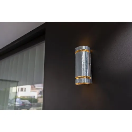 Lutec Ran galvanizált kültéri fali lámpa (LUT-5011701461) GU10 2 izzós IP54