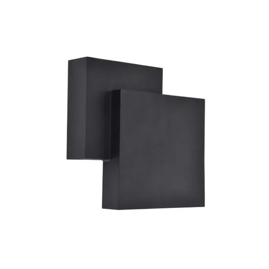 Lutec Rialto matt fekete LED kültéri fali lámpa (LUT-5287901012) LED 1 izzós IP44